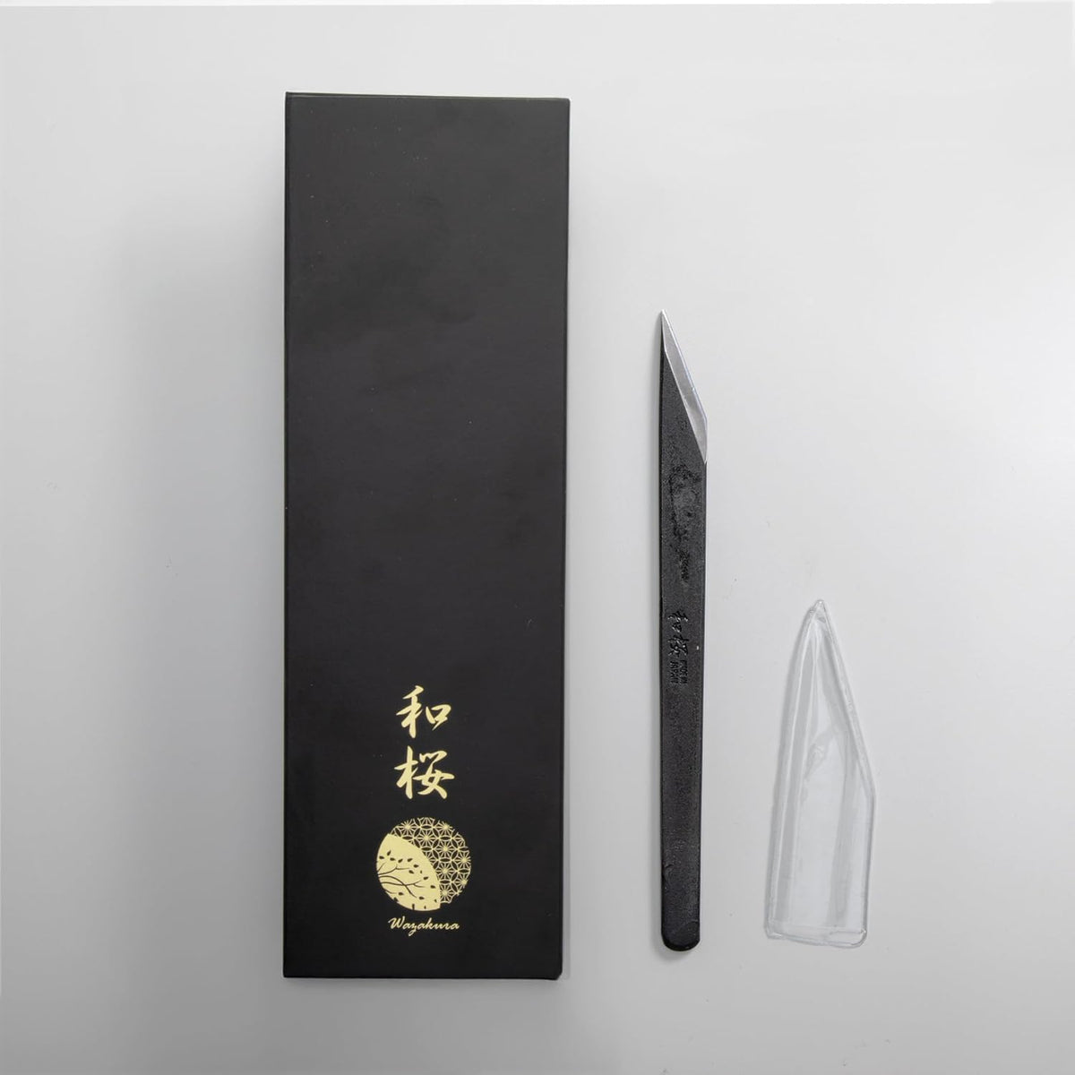 Wazakura Kiridashi Knife - Left Hand Japanese Marking & Woodworking Knife | Hand Forged Razor Sharp Carbon Steel Blade Made in Japan (18mm Left Hand)