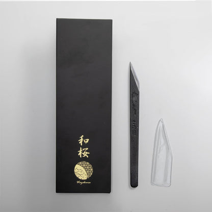 Wazakura Kiridashi Knife - Left Hand Japanese Marking & Woodworking Knife | Hand Forged Razor Sharp Carbon Steel Blade Made in Japan (18mm Left Hand)