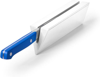 Modular Knife Storage - Magnetic Drawer Organizer, Holder for All Knife Brands up to 11 inches, Compact ABS Design, Easy to Clean - Large (15.75 × 2.25 × 2.5 in), White