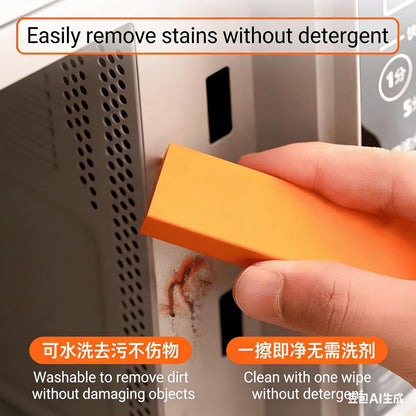 4pcs Stainless Steel Cleaning Eraser Set - Effective Limescale, Rust, and Stain Remover for Home and Kitchen(Blue)