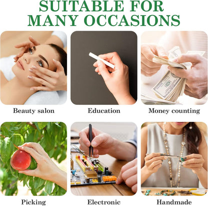 20 Pcs Leather Finger Cots Needle Felting Finger Protectors Thumb Thimble Embroidery Needlework Fingers Thumb Protection Sleeve Cots (Random Color)