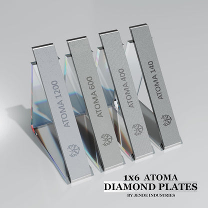 1x6 ATOMA DIAMOND SHARPENING STONE PLATE 600 Grit-for Edge Pro, Hapstone, and TSProf Sharpener