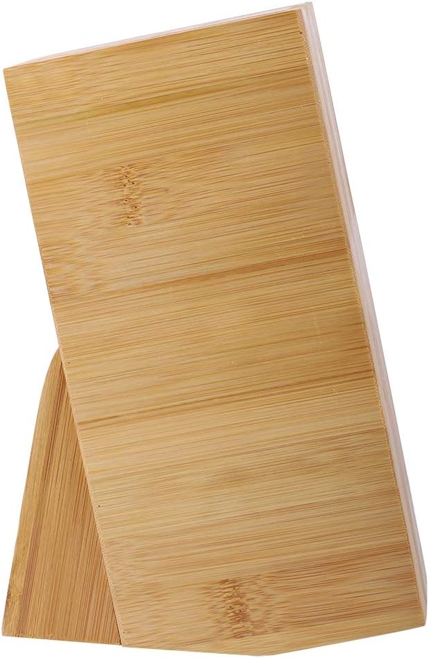 Universal Knife Block, Multifunctional Kitchen Counter Storage Rack with Multiple Holes for Knife Organization