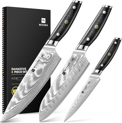 12 Inch Damascus Slicing Knife, Full-Tang, Razor Sharp | Effortless Smooth Cuts, Damascus Steel with a VG10 Core, Long-Lasting Edge, Brisket, BBQ, Large Roasts, Elegant Storage Box