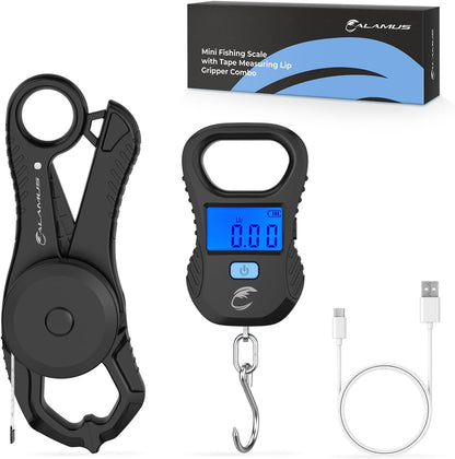 Lightweight and DriftWave Fishing Tool Kit – Corrosion Resistant Fishing Pliers, Lip Gripper, Fillet Knife, Fishing Scale, Retractor & Glove,Scissors & Pocket Knife,Fishing Gifts for Men