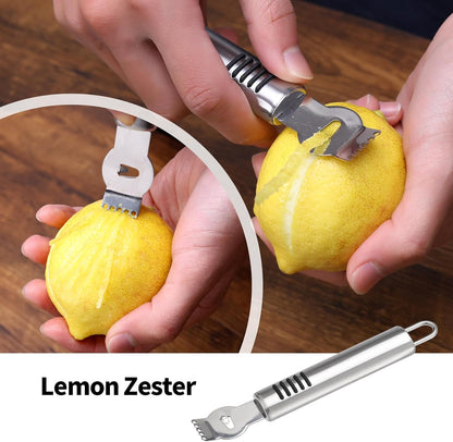 6Pcs Stainless Steel Fruit Carving Knife Set,Fruit&Vegetable Tool