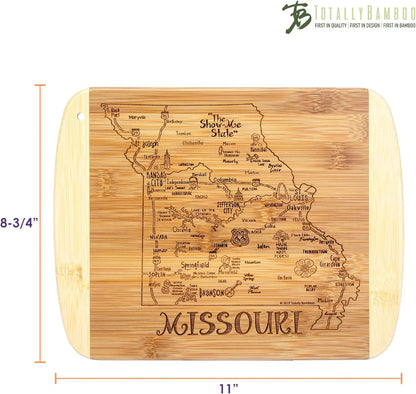 A Slice of Life New Jersey Engraved Map Cutting Board | 11” x 8.75” charcuterie board with engraved state map artwork. Smooth reverse side for food prep. Hang tie for wall display. - Colors A