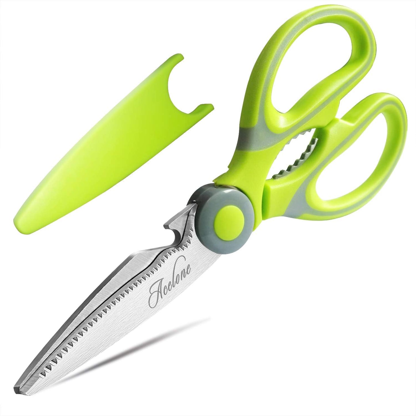Kitchen Shears,Premium Heavy Duty Shears Ultra Sharp Stainless Steel Multi-function Kitchen Scissors for Chicken/Poultry/Fish/Meat/Vegetables/Herbs/BBQ…