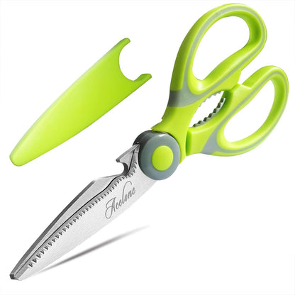 Kitchen Shears,Premium Heavy Duty Shears Ultra Sharp Stainless Steel Multi-function Kitchen Scissors for Chicken/Poultry/Fish/Meat/Vegetables/Herbs/BBQ…
