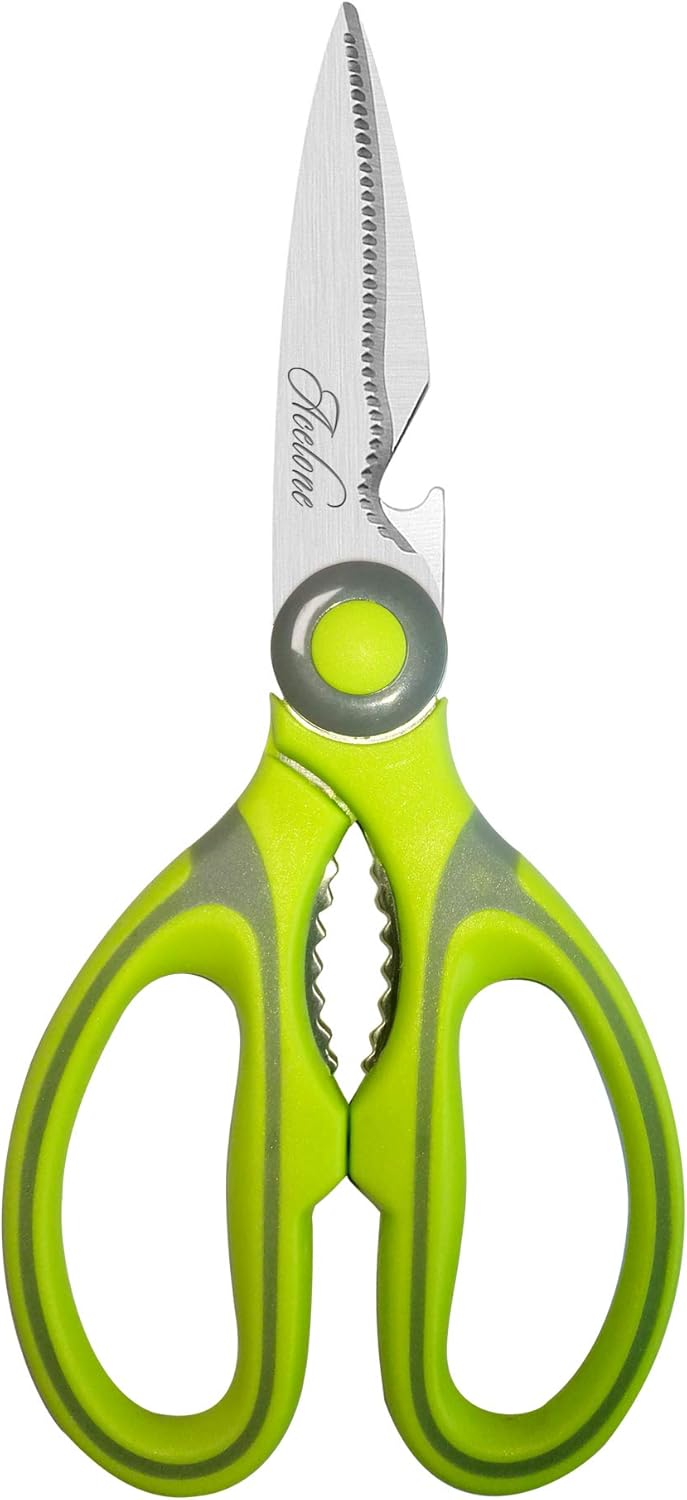 Kitchen Shears,Premium Heavy Duty Shears Ultra Sharp Stainless Steel Multi-function Kitchen Scissors for Chicken/Poultry/Fish/Meat/Vegetables/Herbs/BBQ…