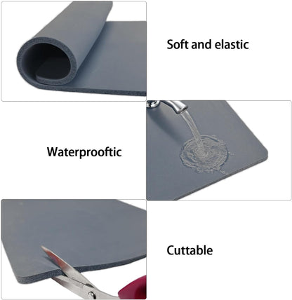 Silicone Heat Press Mat 15x15 Inch, Heat Resistant & Fireproof, Double Sided Washable Heat Press Pad for Vinyl Ironing HTV Transfer Sublimation & Crafting Projects,Pink