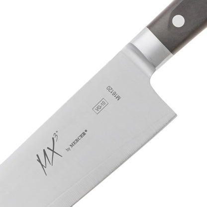 MX3 Premium San Mai VG-10 Steel Core Blade Gyuto Chef Knife, 240mm 9 1/2 Inch,Black