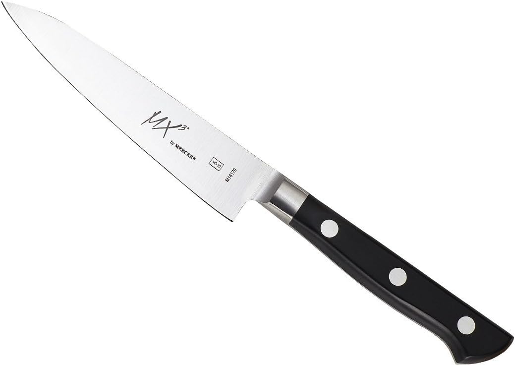 MX3 Premium San Mai VG-10 Steel Core Blade Gyuto Chef Knife, 240mm 9 1/2 Inch,Black