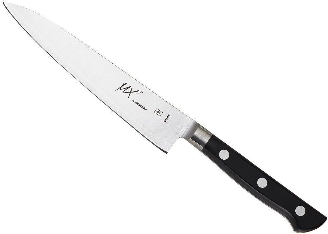 MX3 Premium San Mai VG-10 Steel Core Blade Gyuto Chef Knife, 240mm 9 1/2 Inch,Black