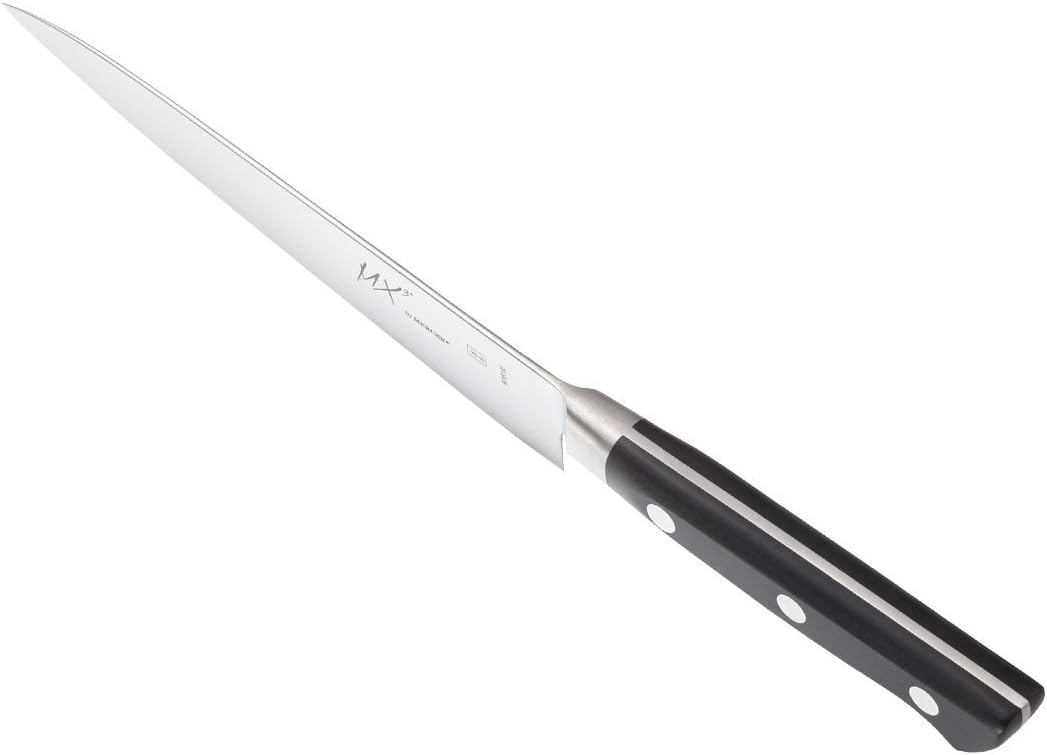 MX3 Premium San Mai VG-10 Steel Core Blade Gyuto Chef Knife, 240mm 9 1/2 Inch,Black