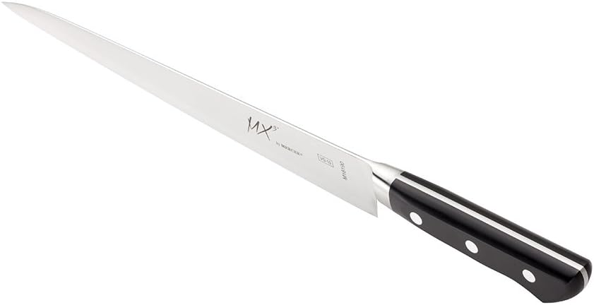 MX3 Premium San Mai VG-10 Steel Core Blade Gyuto Chef Knife, 240mm 9 1/2 Inch,Black