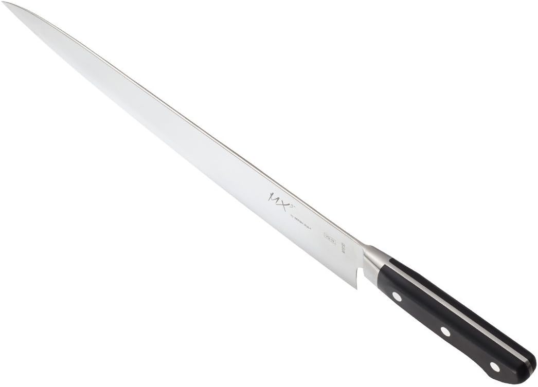MX3 Premium San Mai VG-10 Steel Core Blade Gyuto Chef Knife, 240mm 9 1/2 Inch,Black