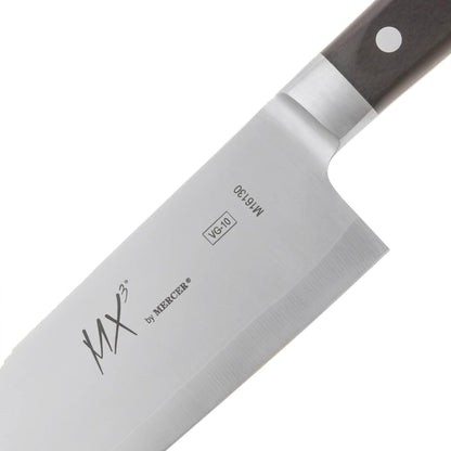 MX3 Premium San Mai VG-10 Steel Core Blade Gyuto Chef Knife, 240mm 9 1/2 Inch,Black