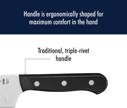 Solution Razor-Sharp Santoku Knife Set, German Engineered Informed by 100+ Years of Mastery, Stainless Steel, 7-inch