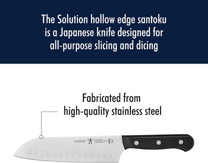 Solution Razor-Sharp Santoku Knife Set, German Engineered Informed by 100+ Years of Mastery, Stainless Steel, 7-inch