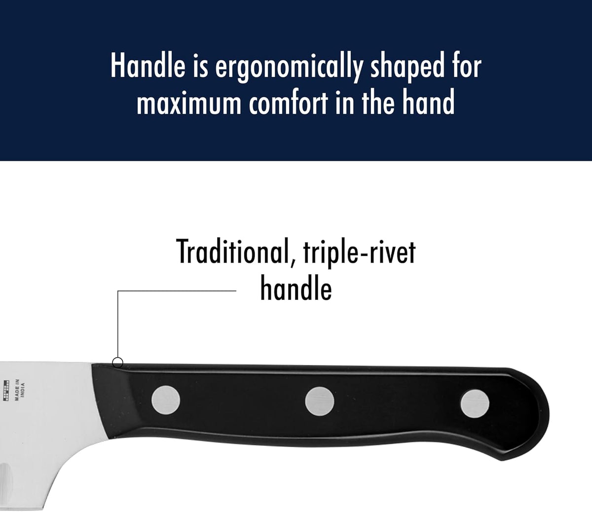 Solution Razor-Sharp Santoku Knife Set, German Engineered Informed by 100+ Years of Mastery, Stainless Steel, 7-inch