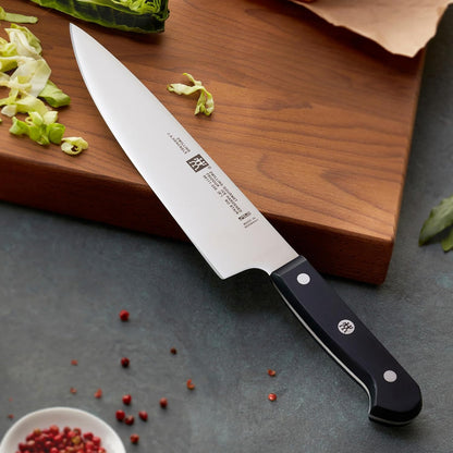 Gourmet 7-Piece Razor-Sharp German Knife Block Set, Made in Company-Owned German Factory with Special Formula Steel perfected for almost 300 Years, Dishwasher Safe