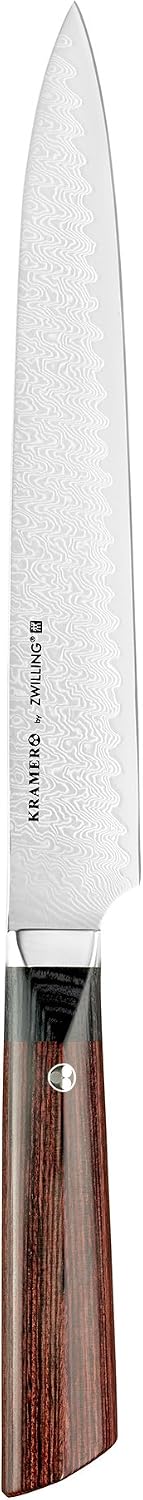 KRAMER Meiji 7-inch Razor-Sharp German Santoku Knife, Made in Company-Owned German Factory with Special Formula Steel perfected for almost 300 Years