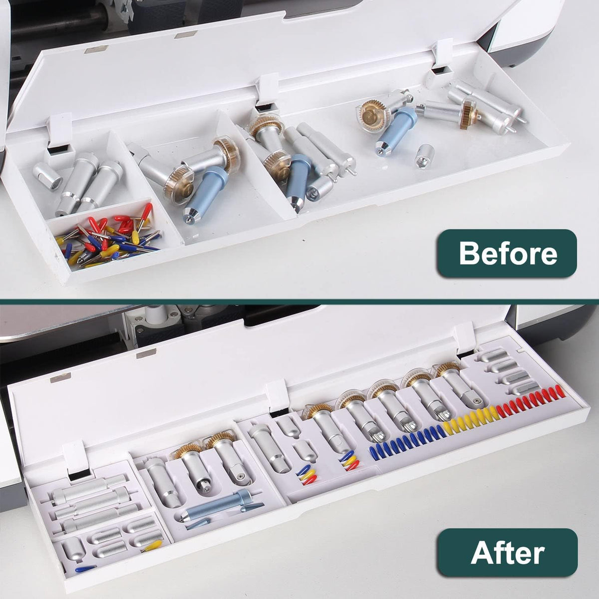 Tool Organizer Compatible with Cricut Maker 4,3 (Blade Mod) | Tool, Blade, Accessories Holder|Supplies Organizer|Organization and Storage