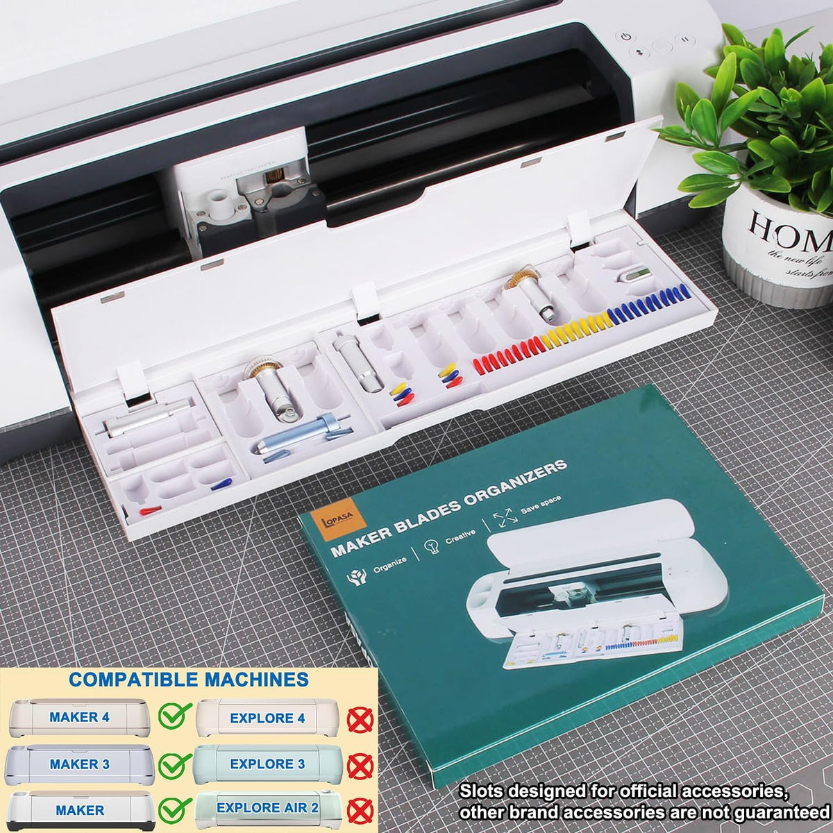 Tool Organizer Compatible with Cricut Maker 4,3 (Blade Mod) | Tool, Blade, Accessories Holder|Supplies Organizer|Organization and Storage