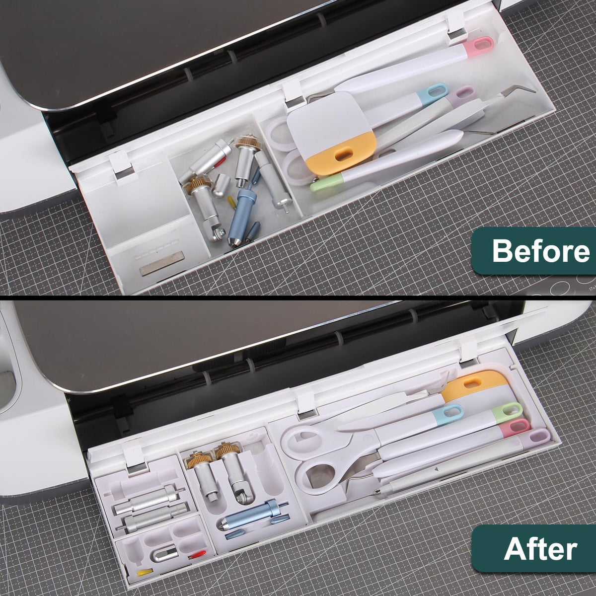 Tool Organizer Compatible with Cricut Maker 4,3 (Blade Mod) | Tool, Blade, Accessories Holder|Supplies Organizer|Organization and Storage