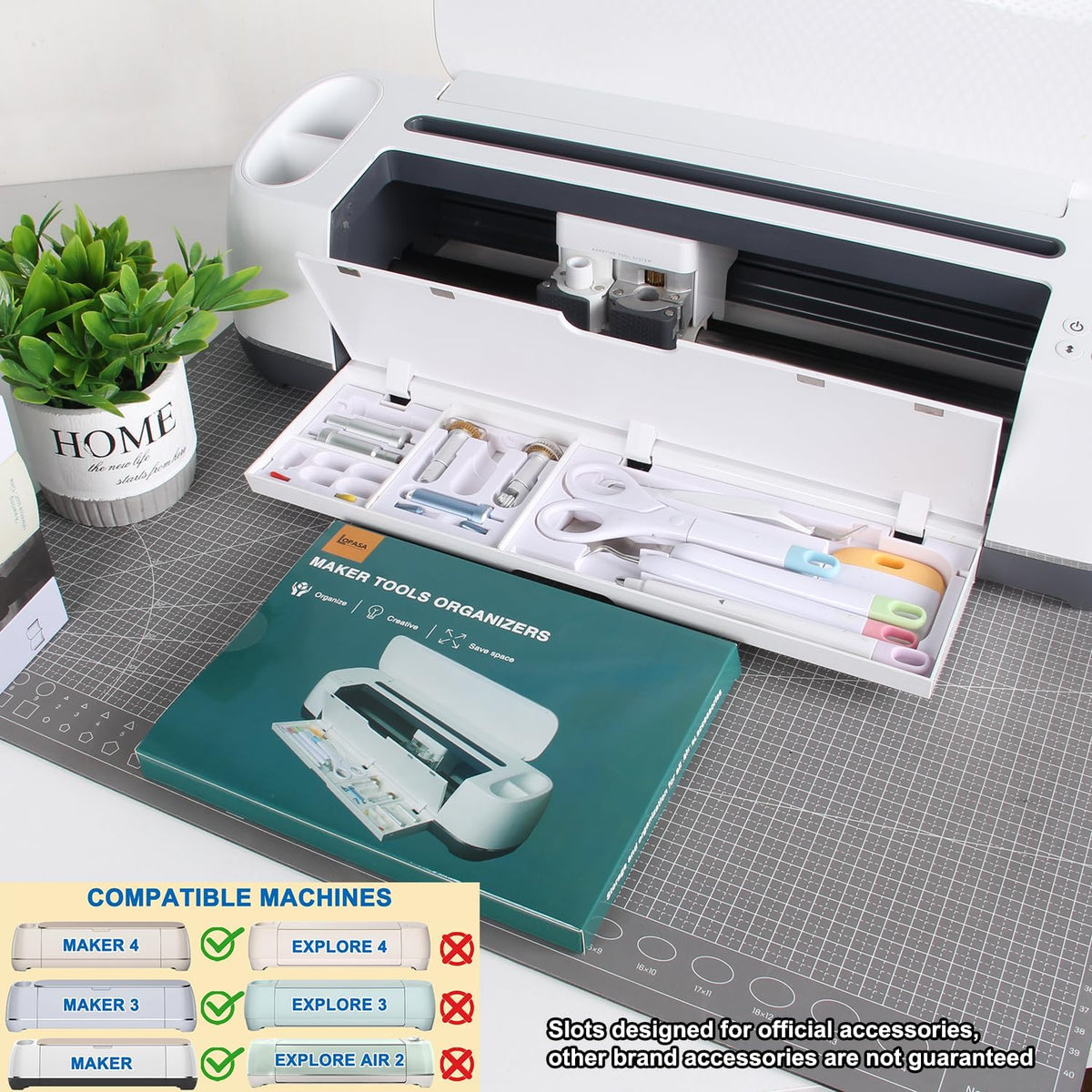 Tool Organizer Compatible with Cricut Maker 4,3 (Blade Mod) | Tool, Blade, Accessories Holder|Supplies Organizer|Organization and Storage