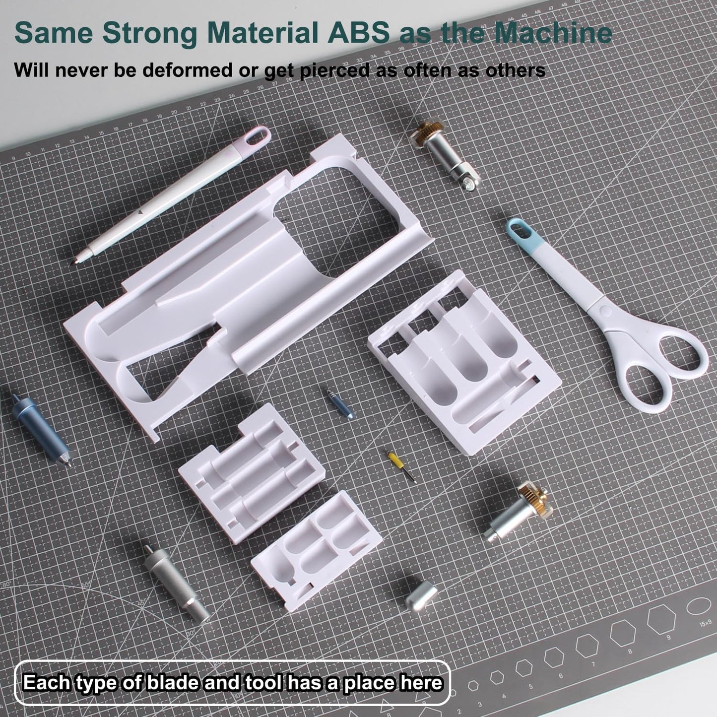 Tool Organizer Compatible with Cricut Maker 4,3 (Blade Mod) | Tool, Blade, Accessories Holder|Supplies Organizer|Organization and Storage