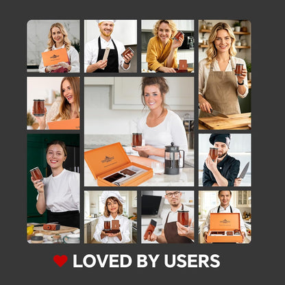 Luxury Knife Sharpening Kit – Patented Multi-Angle Premium Rolling Knife Sharpener for Chef, Fruit, and All Steel Knives,Gift for Men/Dad (Brown)