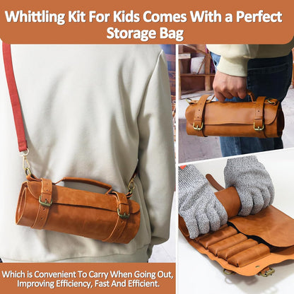 Wood Carving Kit,Whittling Kit,Wood Carving Tools,Carving Knife Set | Wood Carving Knives,Whittling Kit For Beginners and Adults,Whittling Knife Set,Woodcarving Tools Set,Wood Widdle Kit Adult