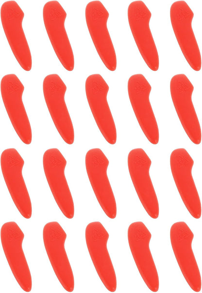100Pcs Blade Knife Tip Protector Cover Plastic Knife Guard Sleeves Knife Blade Tip Sleeves Cover for Kitchen, Red
