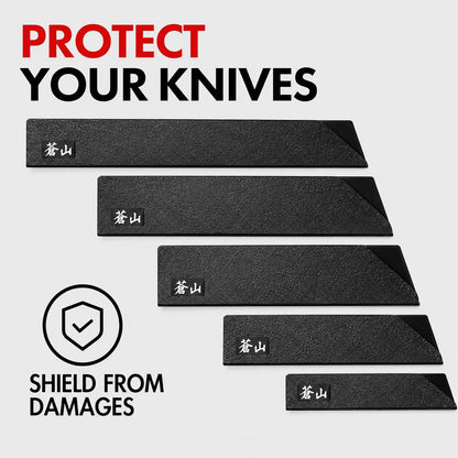 Cangshan 6-Piece Knife Edge Guard Set, 503633, Black