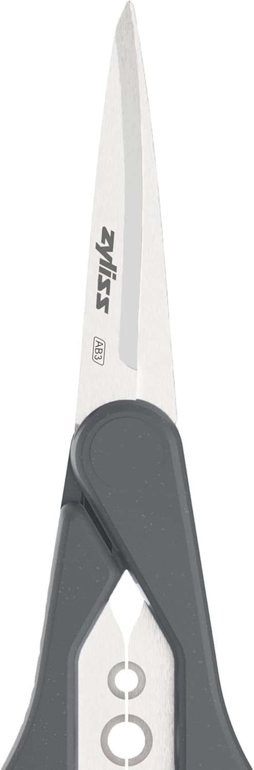 Heavy Duty Home & Kitchen Herb Shears Scissors with Innovative Stem Stripper, Versatile Kitchen Shears for Trimming Weeds, Flower Buds & More - White/Green - 8.5 x 4.2 x 0.4 inches