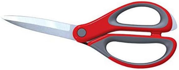 Heavy Duty Home & Kitchen Herb Shears Scissors with Innovative Stem Stripper, Versatile Kitchen Shears for Trimming Weeds, Flower Buds & More - White/Green - 8.5 x 4.2 x 0.4 inches