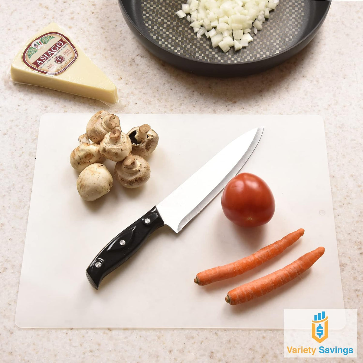 Kitchen Cutting Board | Flexible Chopping Mats | Food Safety | Hanging Hole for Easy Drying |12x15” Size | Set of 20