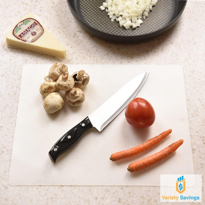 Kitchen Cutting Board | Flexible Chopping Mats | Food Safety | Hanging Hole for Easy Drying |12x15” Size | Set of 20