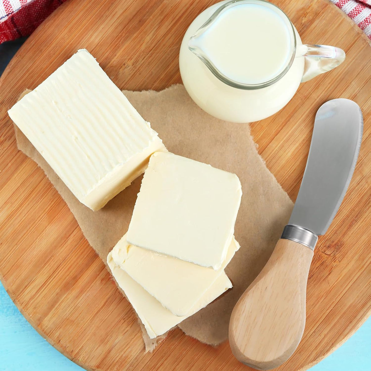 48 Pcs Cheese Spreader Knives with Wooden Handle, Stainless Steel Butter Knife Spreader for Charcuterie Board, Sandwich, Appetizers, Cocktail Spreading