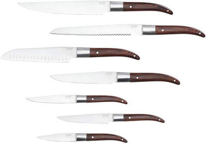 TB Paring Knife with Stainless Steel Blade and Wooden Handle