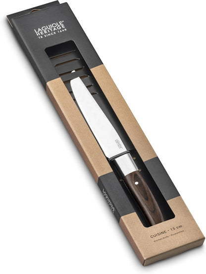 TB Paring Knife with Stainless Steel Blade and Wooden Handle