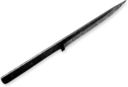 Custom Hand Forged Damascus Steel Blank Blade Fillet Knife Fisherman's Filet Fishing Knife Blade Damascus Blade Billet Handmade Knife Making Supply (FB-07)