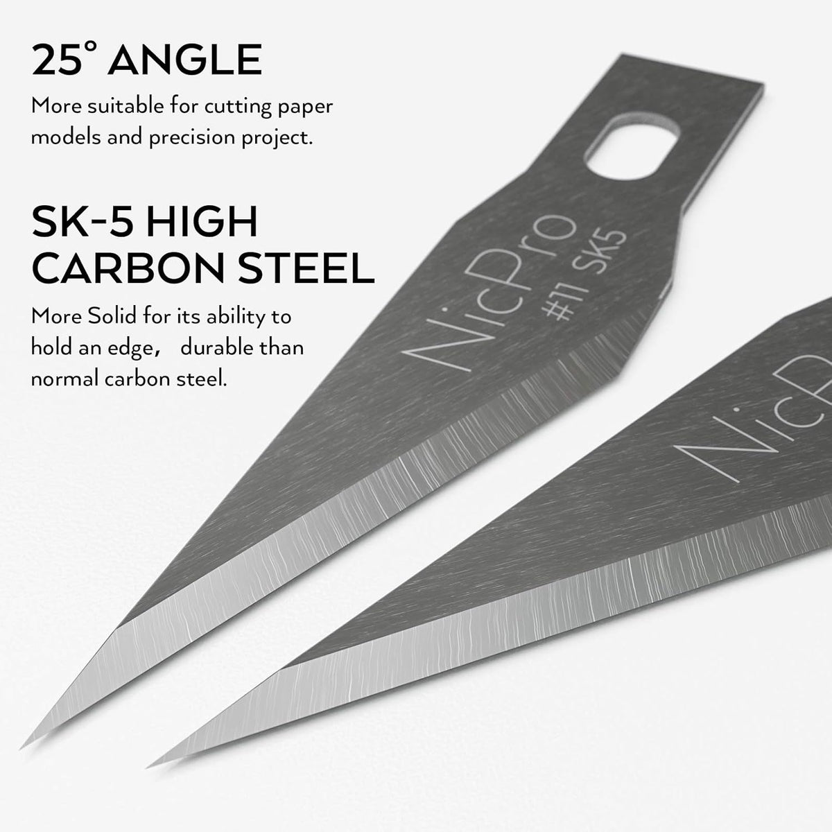 240 PCS Hobby Blades Set SK-5, Art Utility #11 Blades Refill Cutting Tool with Storage Case for Craft, Hobby, Scrapbooking, Stencil - 2 Pack of Case