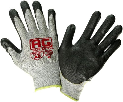 – A5 Cut Resistance Gloves, ANSI Cut Proof for Men & Women, NiTex P-200 Nylon Nitrile