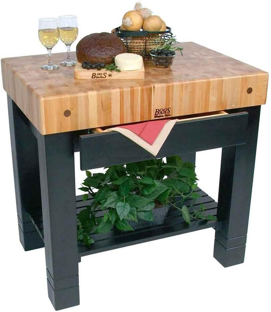 Rouge Et Noir Cherry End Grain Wood De Foyer Butcher Block