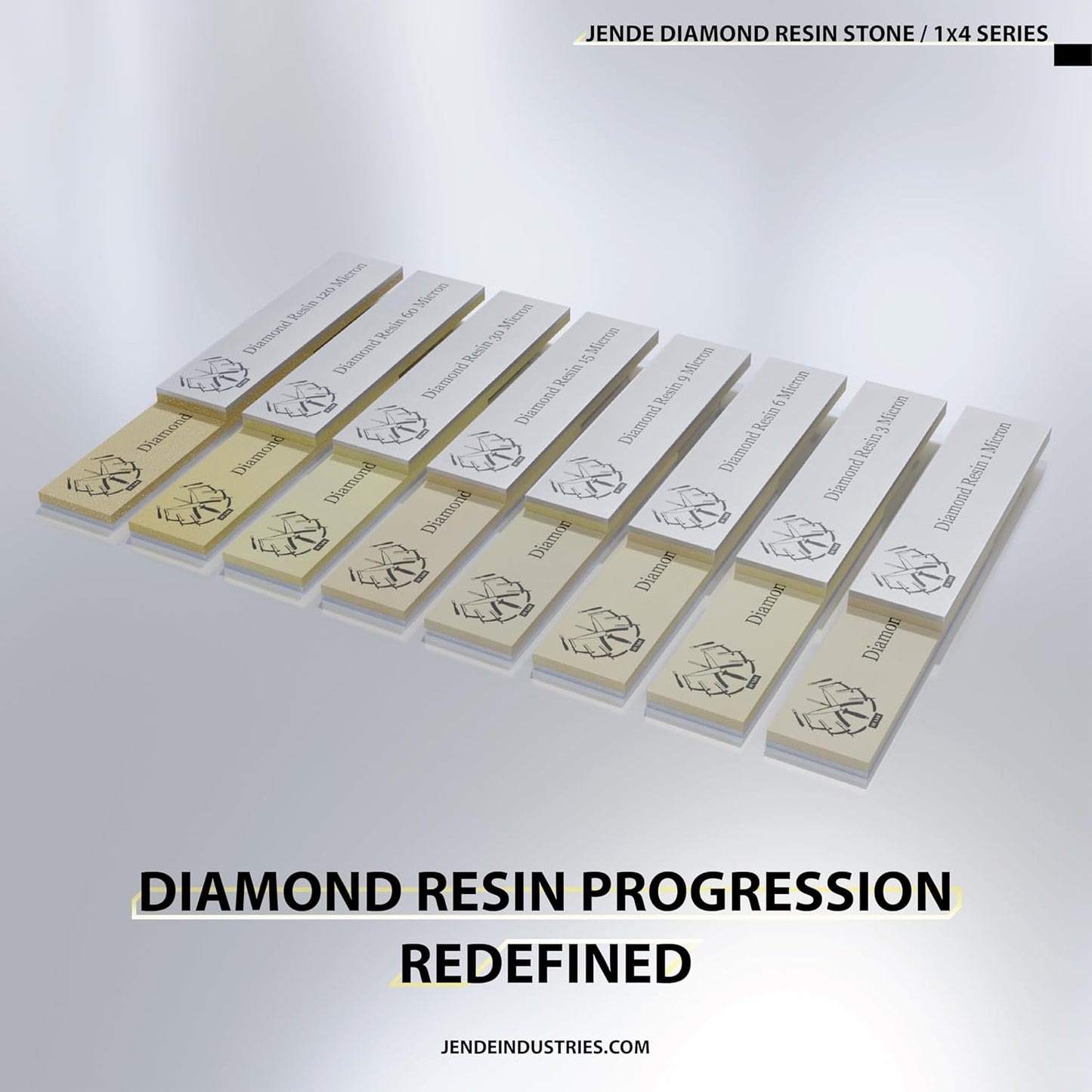 1x4" Resin Diamond Sharpening Stone for KME Sharpener (3 Micron (6,000 Grit))