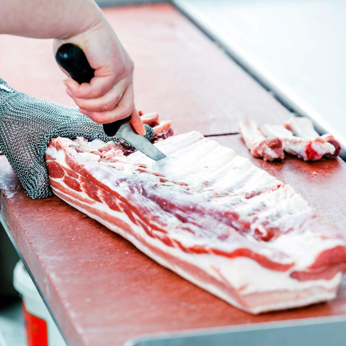6 Inch Stainless Curved Brisket Prep, Trimming and Boning Knife