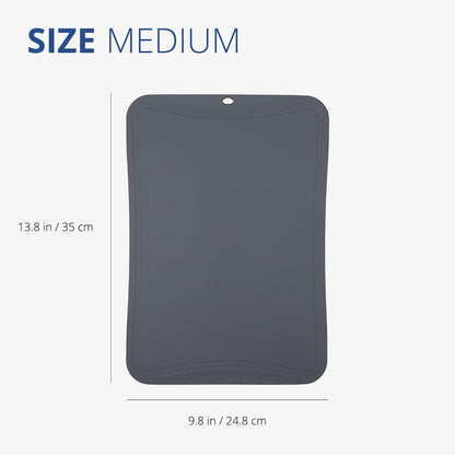 TPU Cutting Board, Medium, Made in Korea, Red | Gentle on Knife Edges. Flexible and Durable.